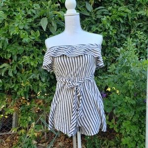 Stripped romper